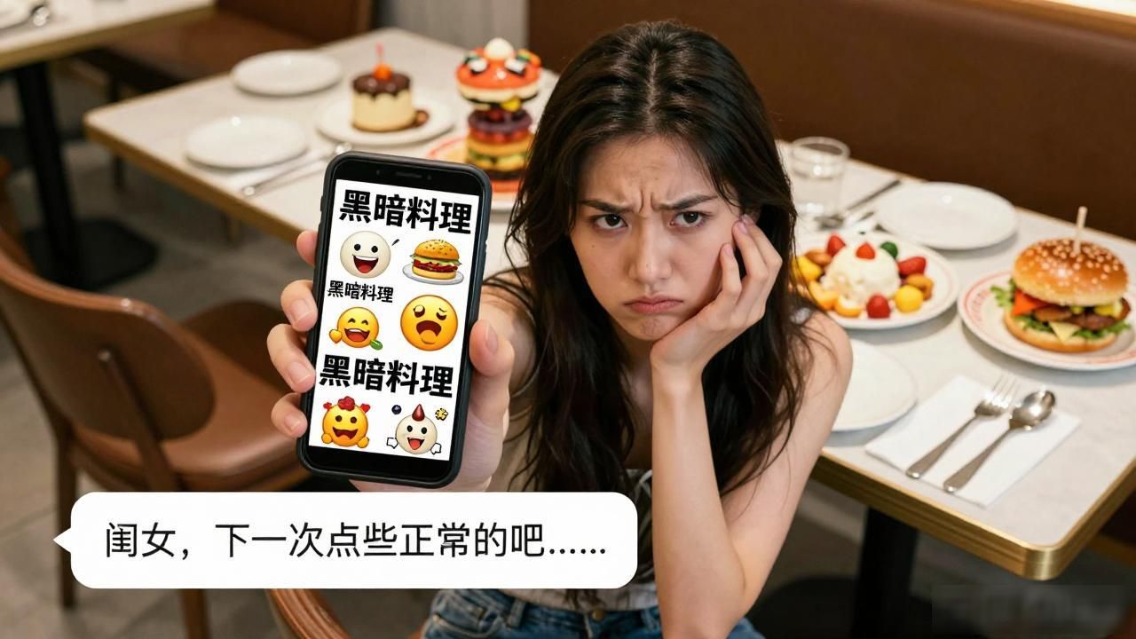 网红食堂黑暗料理是什么,_打卡网红店踩雷经历_网红店黑暗料理体验